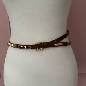 Michael Kors rockstud skinny belt